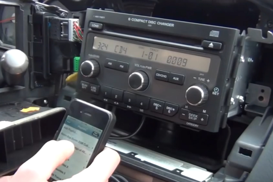 Honda odyssey 2008 aux video #2