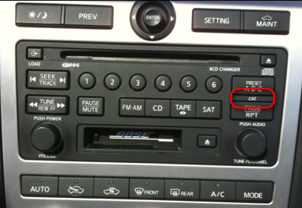 Nissan murano auxiliary audio/video input jacks #7
