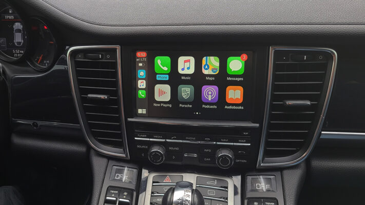 Wireless CarPlay and AndroidAuto Integration for Porsche Panamera 2010-2016