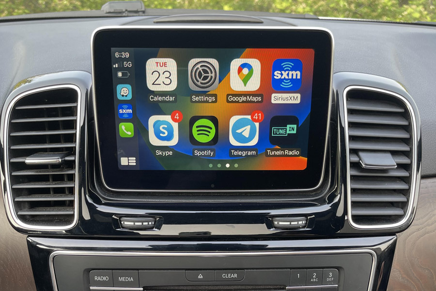 GABITECH Für Mercedes A/B/C/GLC/GLS/G/V/GLE/V Klasse CarPlay