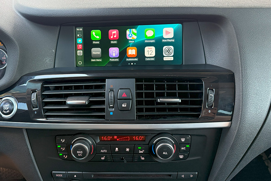 Wireless CarPlay and AndroidAuto Integration for BMW X3 (F25) 2011-2014